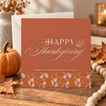 Geschäftliches Dankeschön | Eleganter Herbst-Clien