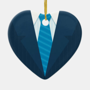 Geschäfts-Anzug u. -Krawatte Keramik Ornament