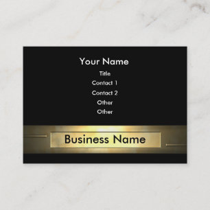 Geschäfts-Gold Visitenkarte