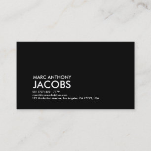 Geschäfts-Karte 006b - mutiges schlichtes, Visitenkarte