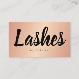 Geschäfts-Karte - Confetti peitscht Rosen-Gold Visitenkarte