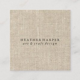 Geschäfts-Karte - Leinwand Quadratische Visitenkarte