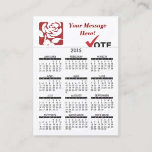 Geschäfts-Karten-Kalender-Arbeits-Party Visitenkarte