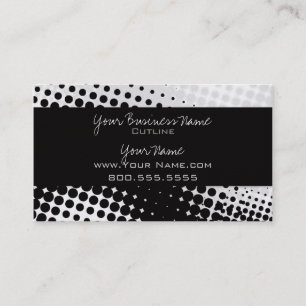 Geschäfts-Karten-Schablone ** Pop-Kunst 4 Visitenkarte