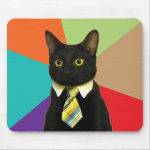 Geschäfts-Katze Mousepad Meme