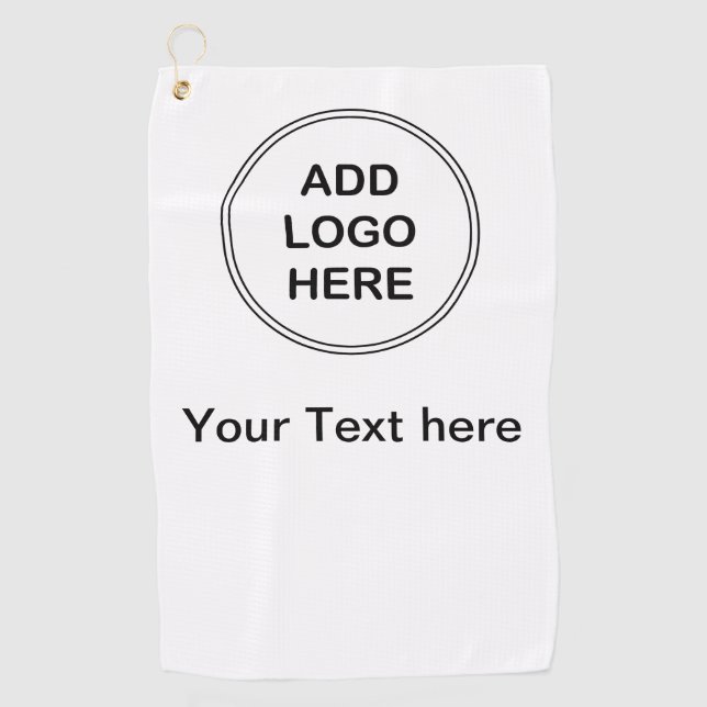 Geschäfts-Logo-Golf-Tücher Golfhandtuch (Vorderseite)