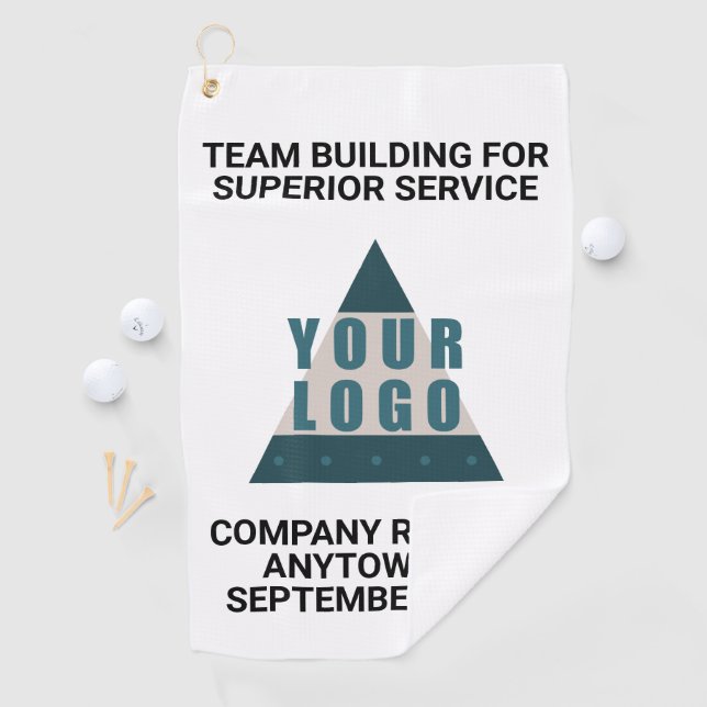 Geschäfts-Logo-oder Golfhandtuch (Insitu)