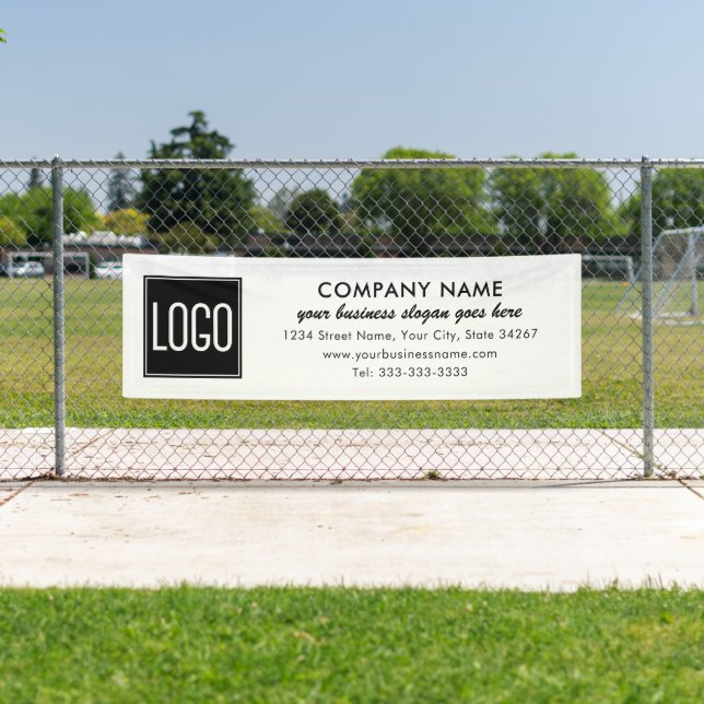 Geschäfts-LogoPromo der Werbungs-Fahnen-| Banner (Insitu)