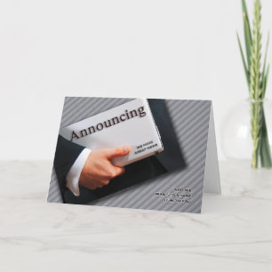 Geschäfts-Mitteilung in Schwarzweiss Ankündigung