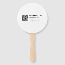 Geschäfts-QR-Code & editierbarer retro-moderner Te