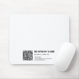 Geschäfts-QR-Code & editierbarer retro-moderner Te Mousepad