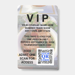 Geschäfts-QR-Code Licht Foto Cool Promo Veranstalt Ausweis