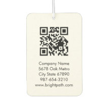 Geschäfts-QR-Code-Logo-Name-Kontakt Schwarz Weiß