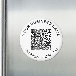 Geschäfts-QR-Code Weiße Werbeartikel Magnet