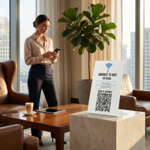 Geschäfts QR WiFi Zugang Scannen Verbinden Gäste N