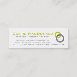 Geschäfts-Werbeaktionkarte des persönlichen Mini Visitenkarte