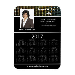Geschäfts-Werbung/fördernder 2017 Kalender II Magnet