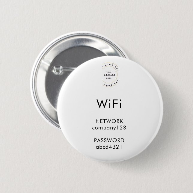 Geschäfts-Wifi Moderne Netzwerk-Podium-Sing Button (Vorne & Hinten)