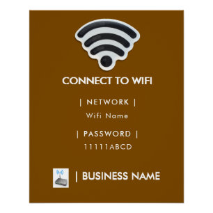 Geschäfts-Wifi modernes Netzwerkpodest Poster