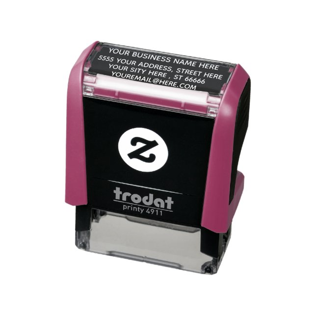 Geschäftsadresse Ihres Unternehmens Personalisiert Permastempel (Produkt)