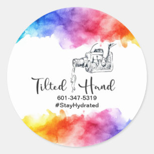 Geschäftsaufkleber Runder Aufkleber