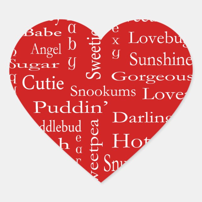 Geschäftsbedingungen von Shirley Taylor Herz-Aufkleber (Vorderseite)