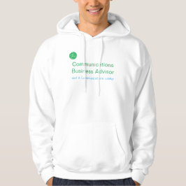 Geschäftsberater für Kommunikation, kein Kellner Hoodie