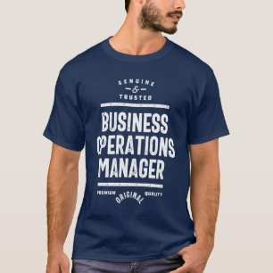 Geschäftsbetriebsmanager überreichen Funny Job Tit T-Shirt
