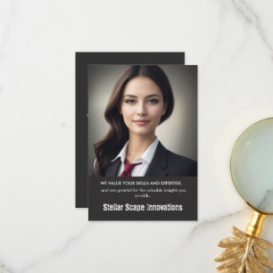 Geschäftsdanken Dankeskarte