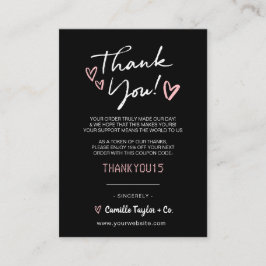 Geschäftsdanken & Rabattcode | Modern Treuekarte