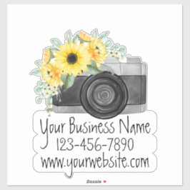Geschäftsdekal Fotografie Aufkleber