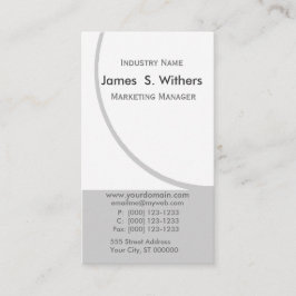 Geschäftsdesign Vorskalender Circular Motion Name Visitenkarte