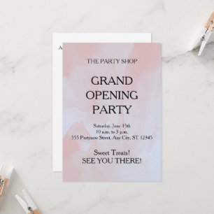 Geschäftseröffnung Andere Feierlichkeiten Einladung