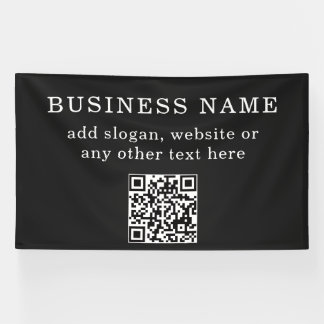 Geschäftsfördernder QR-Code Banner