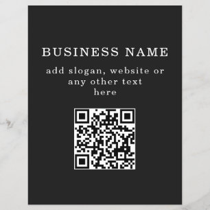 Geschäftsfördernder QR-Code Flyer