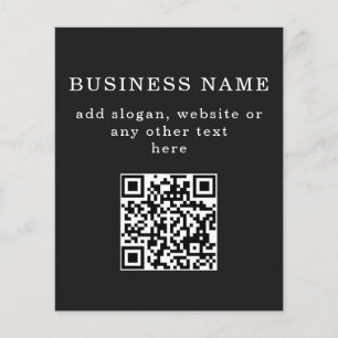 Geschäftsfördernder QR-Code Flyer