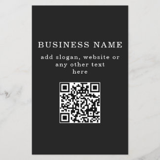Geschäftsfördernder QR-Code Flyer