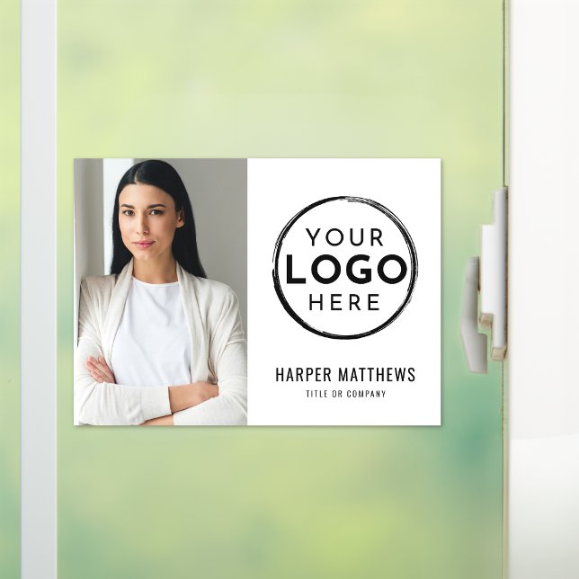Geschäftsfoto-Logo Fensteraufkleber (Business Photo Logo Window Cling )