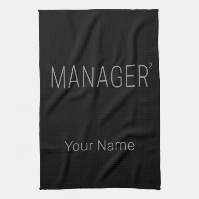 Geschäftsführer oder selbstständig und freiberufli geschirrtuch (Vertikal)