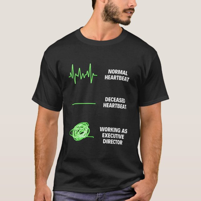 Geschäftsführer-Stellen Verwaltungsassistent T-Shirt (Vorderseite)