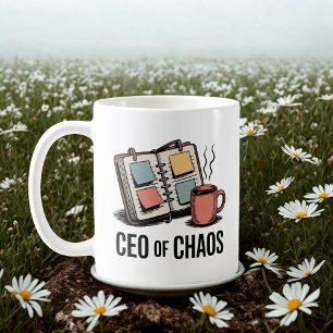 Geschäftsführerin des Chaos Mutter-Multitasking- Kaffeetasse