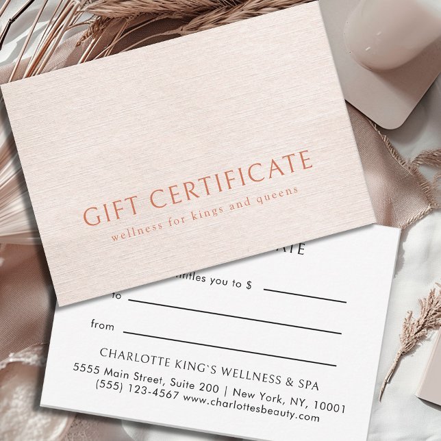 GESCHÄFTSGESCHENKENNZEICHNUNG, Beige Moderne Minim (Von Creator hochgeladen)