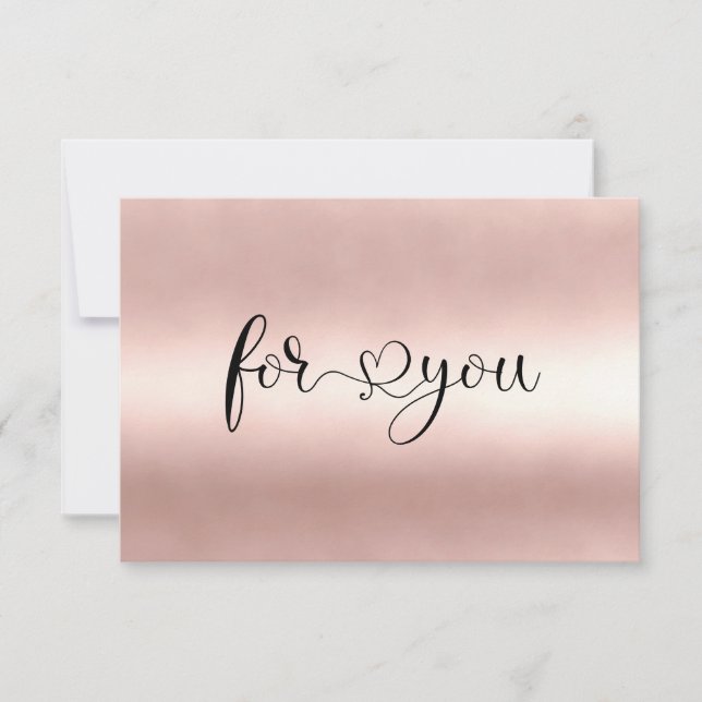 GESCHÄFTSGESCHENKZERTIFIKAT | for you (Vorderseite)