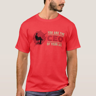 Geschäftsinhaber Sie sind der CEO Ihres Lebens Che T-Shirt