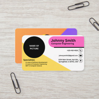 GESCHÄFTSKARTE #8 VISITENKARTE