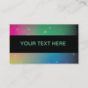 Geschäftskarte Aurora Borealis Visitenkarte
