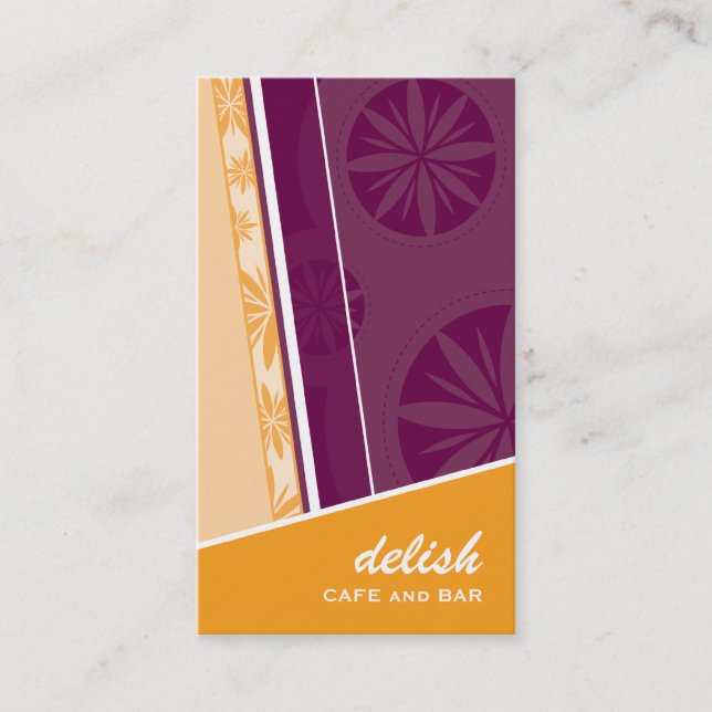 GESCHÄFTSKARTE coole, einzigartige Winkel Visitenkarte (Vorderseite)