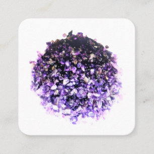 GESCHÄFTSKARTE CRYSTAL DESIGN STIL QUADRATISCHE VISITENKARTE