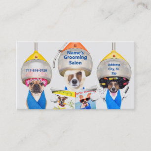 Geschäftskarte des Grooming Salon Visitenkarte