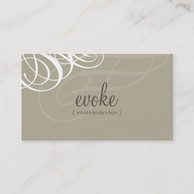 GESCHÄFTSKARTE:: Designervogue L7 Visitenkarte (Vorderseite)